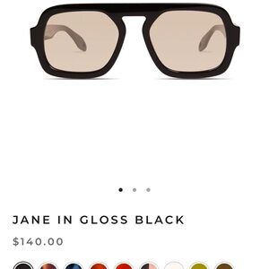 Jane Black Frame Sunglasses